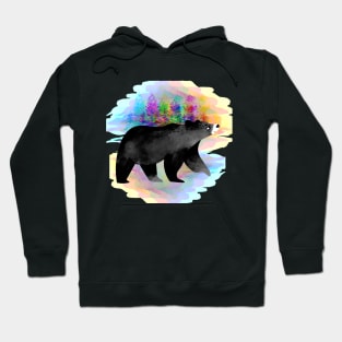 Black Bear in the forest Hoodie